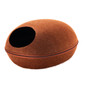 Dog Cat Bed Cave Sleeping Bag Zipper Egg Shape Felt Cloth Pet House Cat Basket Products for Cat Animals Supplies RH