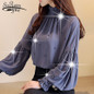Fashion Chiffon Women Blouses Shirt