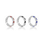 Trendy Charm Inlaid Crystal Ring Jewelry  For Cute Women