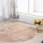 Modern Plush Round Carpet For Living Room