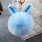 2019 Fur Pom Pom Keychains Fake Rabbit