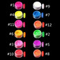 Neon Iridescent Nail Glitter Acrylic Powder