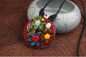 Handmade Flowers Braided Ethnic Vintage Necklace