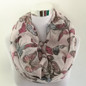 Women Butterfly Print Soft Ring Scarf