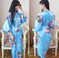 Silk Kimono Bathrobe Women Satin Robe Night Grow Wardrobe