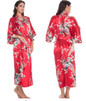 Silk Kimono Bathrobe Women Satin Robe Night Grow Wardrobe