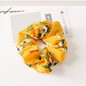 2019 Fashion Hair Accessories Women Scrunchie Ponytail Holder Flower Scrunchies Pack Hair Ties Elastics Hair Bands for Girls
