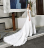 Elegant Women Off the Shoulder Wedding Dress with Train Sweetheart Neckline Lace Appliqued  Princess Bride Gown Robe De Mariage
