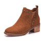 Women Ankle Boots Heels Shoes Fashion Rivet High Quality Boots