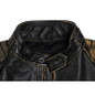 Vintage Motorcycle Jacket Men Leather Jacket 100% Cowhide Genuine Leather Jackets Mens Biker Coat Moto Jacket 5XL 090