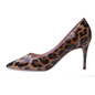 High Heels Shoes Women Leopard Print Sexy Pointy Toe Stilettos Women Pumps  Party Heeled Designer Shoes