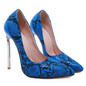 High Heels Shoes Women Pumps Snake Print Sexy  Party Heeled Designer Shoes