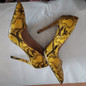 High Heels Shoes Pumps  Fashion Snake Print Heeled Shoes Woman