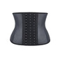 Burvogue Latex Waist Trainer Corsets and Bustiers Cincher Steel Bone Underbust Shaper Slimming Control Sexy Corset Plus Size