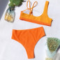 High Waist Bikini 2020 Sexy Women Swimsuit Swimwear Female One Shoulder Thong Brazilian Bikini set Biquini Bathing Suit