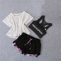3 pieces
 Set Women's Yoga dresss
 exercise dressing
 exercise dress
 For young women exercise exercise Clothes Athletic moving
 Yoga dresss
 Sets