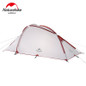 Naturehike Camping Tent 3 Person 20D Silicone One Bedroom One Living Room Double Layers Rainproof NH Outdoor Tent 4 Season