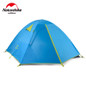 Naturehike 2-3 Person Double Door Waterproof Beach Tent Double Layer NH Outdoor One Bedroom Camping 2 Colors