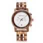Military Quartz Luxury Brand Chronograph Sports Wood Watches