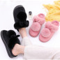 Women's furry house slippers cute bunny slippers soft winter slippers