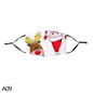 Christmas Cotton Face Masks Adults, Washable with Adjustable Ear loop