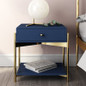 Free White Black Modern Iron Golden Nightstand Coffee Sofa End Bedside Table Home Furniture Bedstand Cabinet Cupboard Bedroom