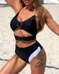 Ring Cut Out Bikini Set