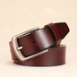 male leather belt men strap male genuine leather
