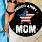 PROUD ARMY MOM BEACH/PICNIC BLANKET