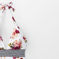 Floral Print Halter One Piece Swimsuit