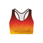 Fiery Triangles Sports Bra