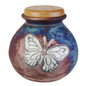 Butterfly Raku Urn
