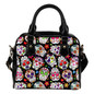 Colorful Sugar Skull Shoulder Handbag