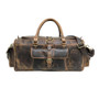 Liam Premium Leather Travel Bag, Handmade Duffle Bag - Halloween Gift