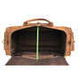 Liam Premium Leather Travel Bag, Handmade Duffle Bag - Halloween Gift