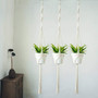 Macrame Cotton Plant Hanger | Rope Flower Pot Holder for Indoor Outdoor Balcony Garden | Home Décor, Decorative Interior Bohemian Basket Hanger