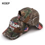 Donald Trump 2020 Cap Camouflage USA Flag Baseball Caps Keep America Great Again Snapback President Hat 3D Embroidery Wholesale