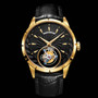 AESOP Mens Mechanical Watch Watches Real Tourbillon Male Skeleton Men's Watch for Men Man Luxury Clocks Luxury Thin Black