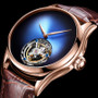 AESOP Men's Mechanical Watches Luxury Watch Tourbillon Male Skeleton for Men Wrist Watch Man Luxury Clocks Leopard eye Dial
