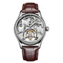 AESOP Male Men's Mechanical Watches Skeleton Tourbillon Leather Watch for Men Wristwatch Man Luxury Clock Mechanical Watch Men
