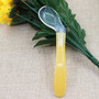 Wheat straw bowl folk spoon temperature sensing dishes set baby dinner plate training Bowl spoons fork learning eating tableware