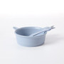 Wheat straw bowl folk spoon temperature sensing dishes set baby dinner plate training Bowl spoons fork learning eating tableware