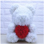 Rose Bear Heart Artificial Flower Rose Teddy Bear