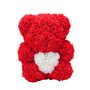 Rose Bear Heart Artificial Flower Rose Teddy Bear