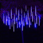 Thrisdar Meteor Shower Rain Light 30CM 50CM Outdoor Garden Snow Falling Raindrop Icicle Cascading Light Holiday Xmas Tree Light