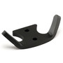 OFG - Heavy Duty Black Coat Hook Wall Mounted