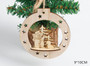 New Year 2021 Natural Xmas Wood Craft Christmas Tree Ornament Wooden Pendant Decoration Noel Decora Adornos De Navidad 2020 Gift