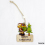 New Year 2021 Natural Xmas Wood Craft Christmas Tree Ornament Wooden Pendant Decoration Noel Decora Adornos De Navidad 2020 Gift