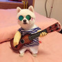 Funny Halloween Guitar Pet Costume For Cat Or Dog