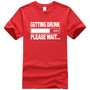 Hilarious "Getting Drunk Please Wait" Meter T-Shirt